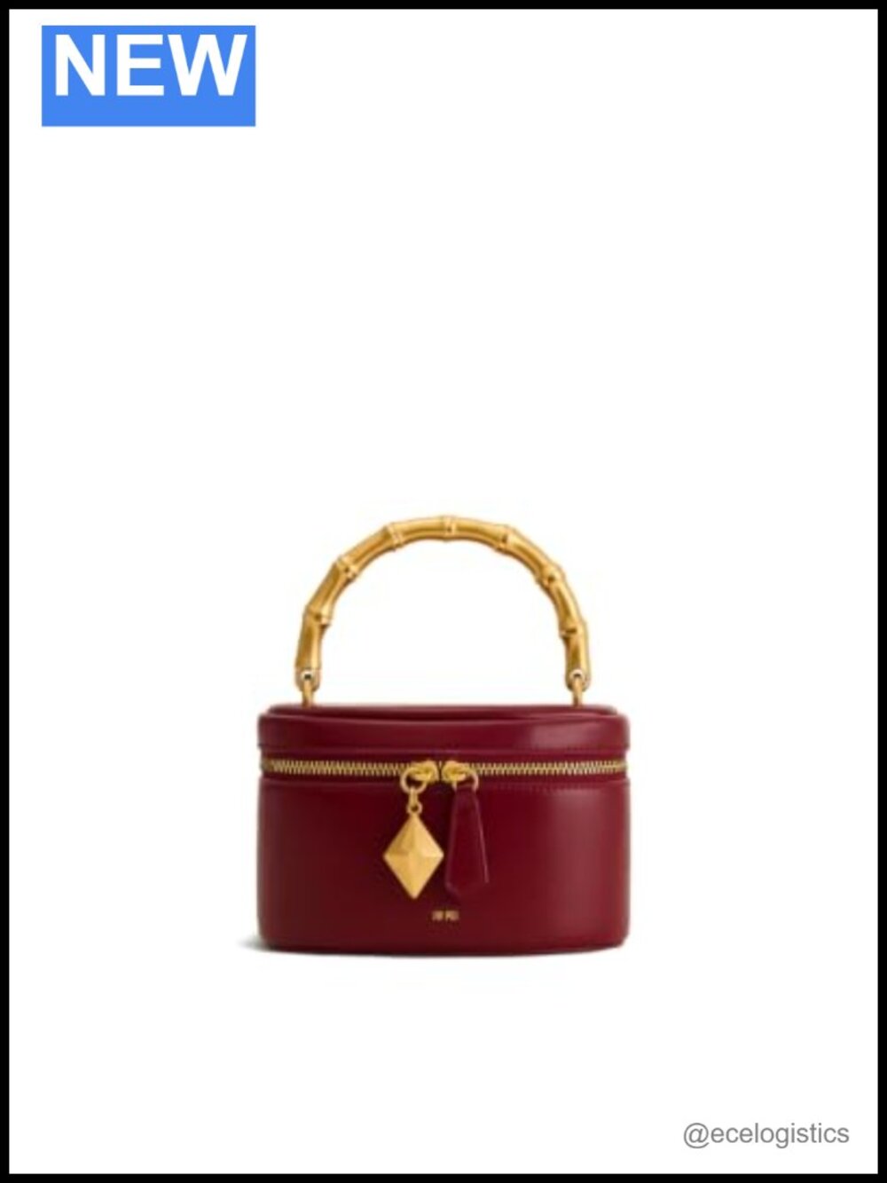 Vegan Leather Top Handle Satchel Bag with Detachable Strap